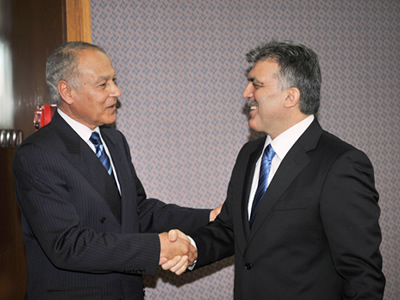 Cumhurbaşkanı Gül Mısır Dışişleri Bakanını Kabul Etti